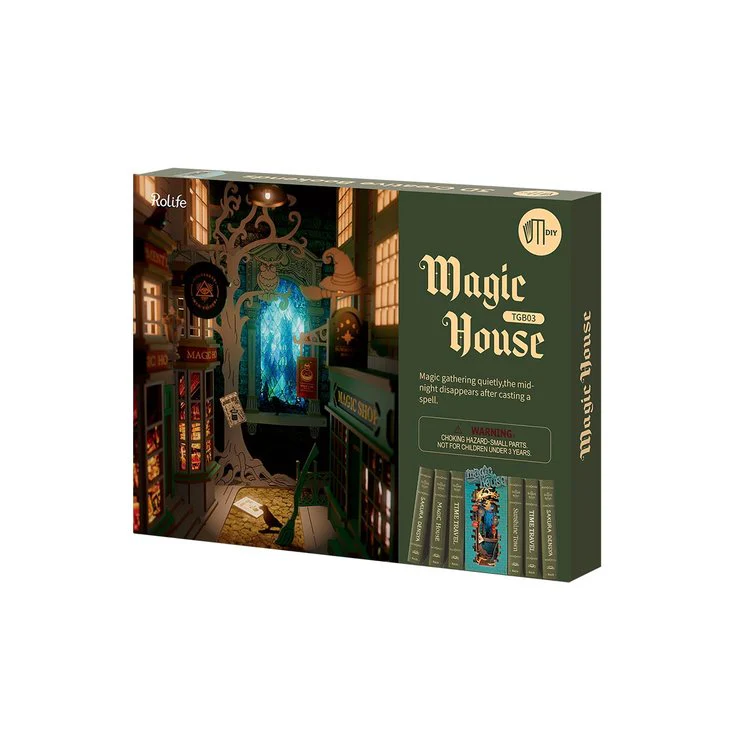Magic House Bookshelf Diorama Book Nook - DIY kit - Image 3