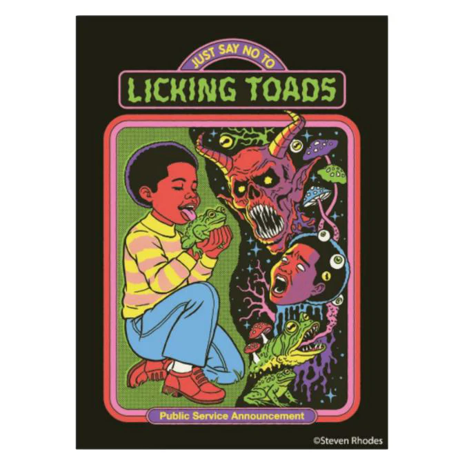 Magnet: Let's Just Say No To Licking Toads