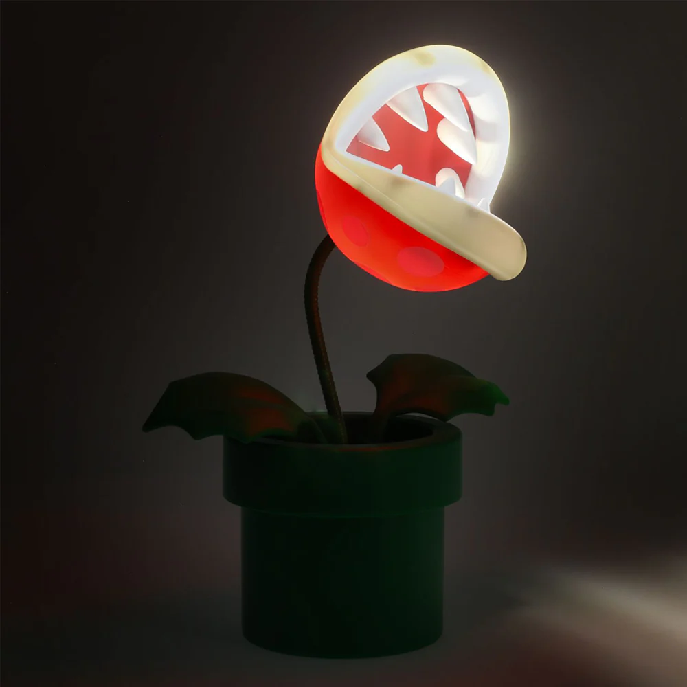 Mario Mini Piranha Plant Posable Lamp V2 - Image 2