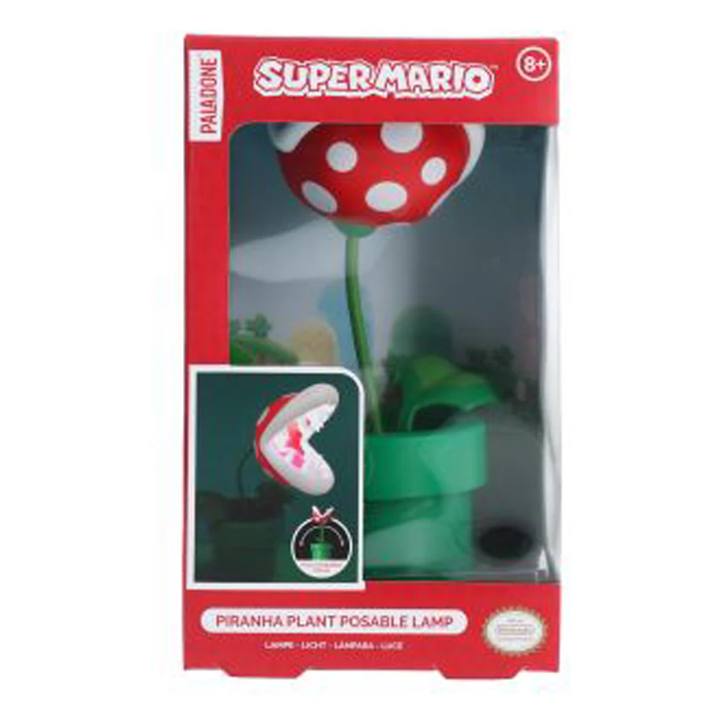 Mario Mini Piranha Plant Posable Lamp V2 - Image 4