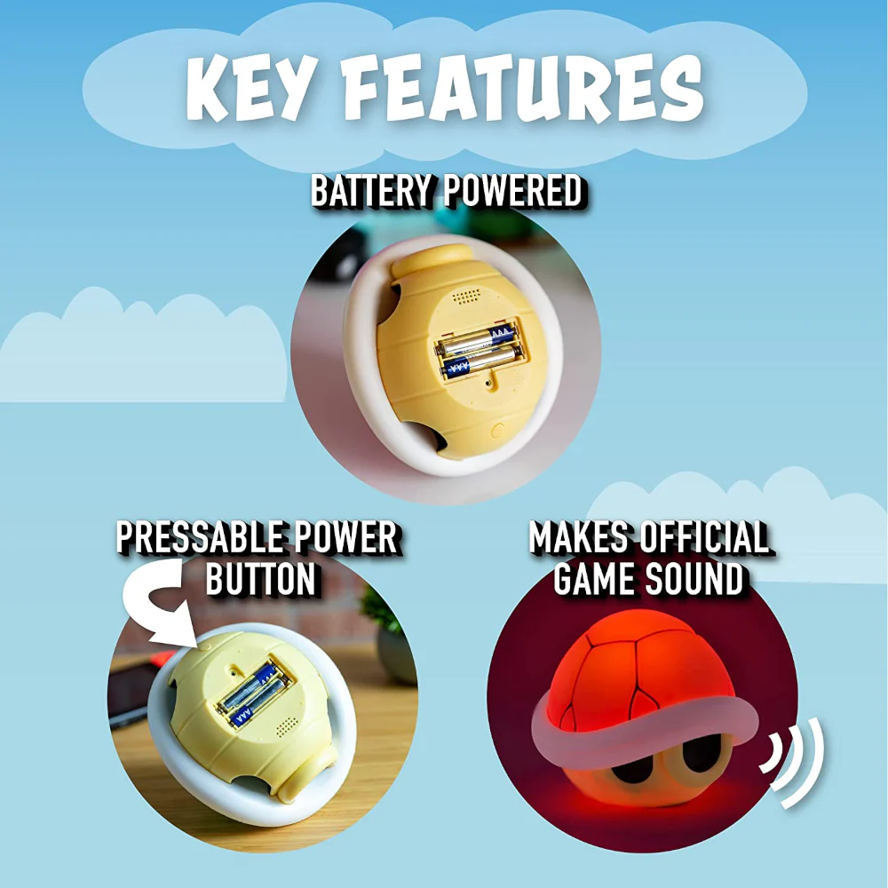 MarioKart Red Shell Light With Sound - Image 3