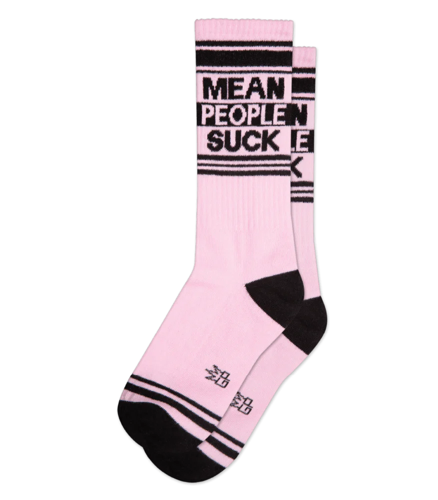 Mean People Suck Gym Socks