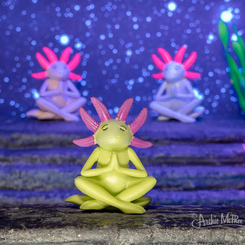 Meditating Axolotl - 1 random color - Image 2