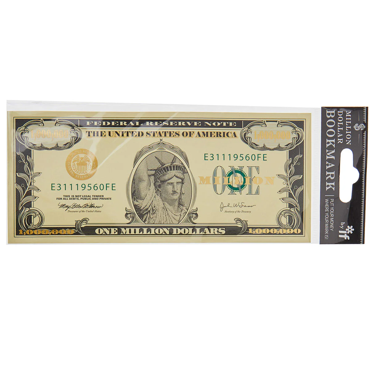 Million Dollar Bookmark