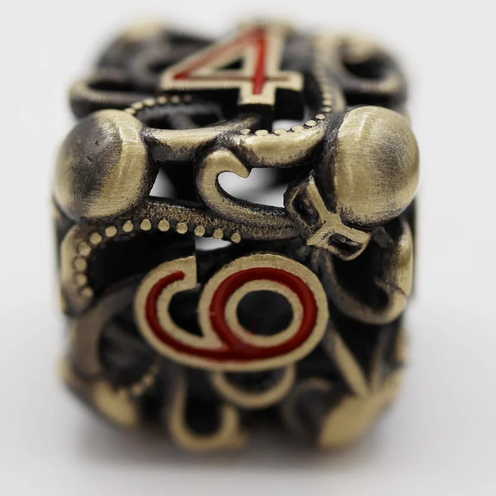 Mind Eater Hollow RPG Dice Set - Bronze - Image 4