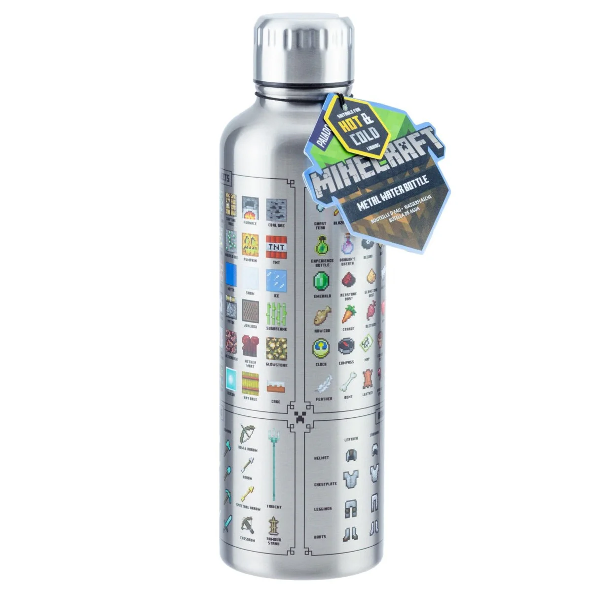 Minecraft Metal Water Bottle