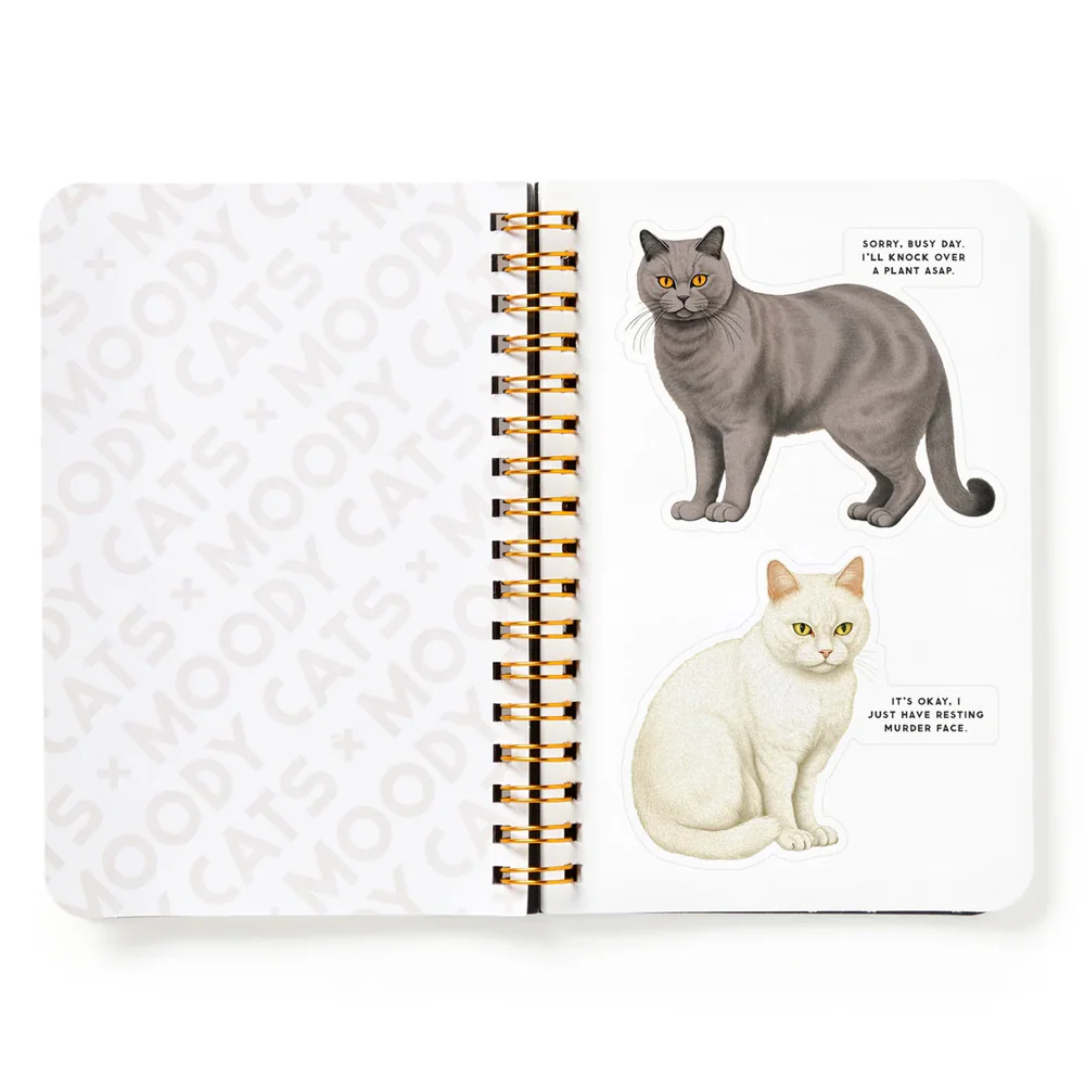 Moody Cats Sticker Book - Image 2