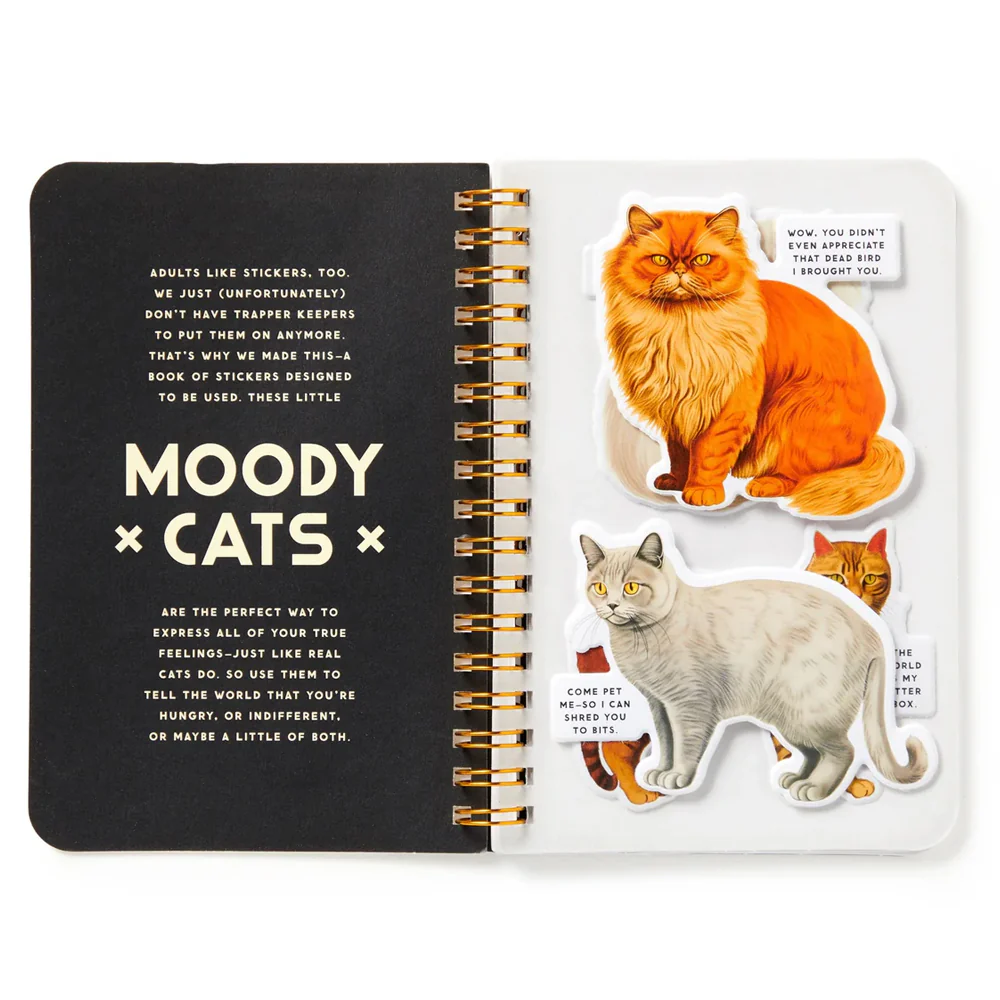 Moody Cats Sticker Book - Image 3