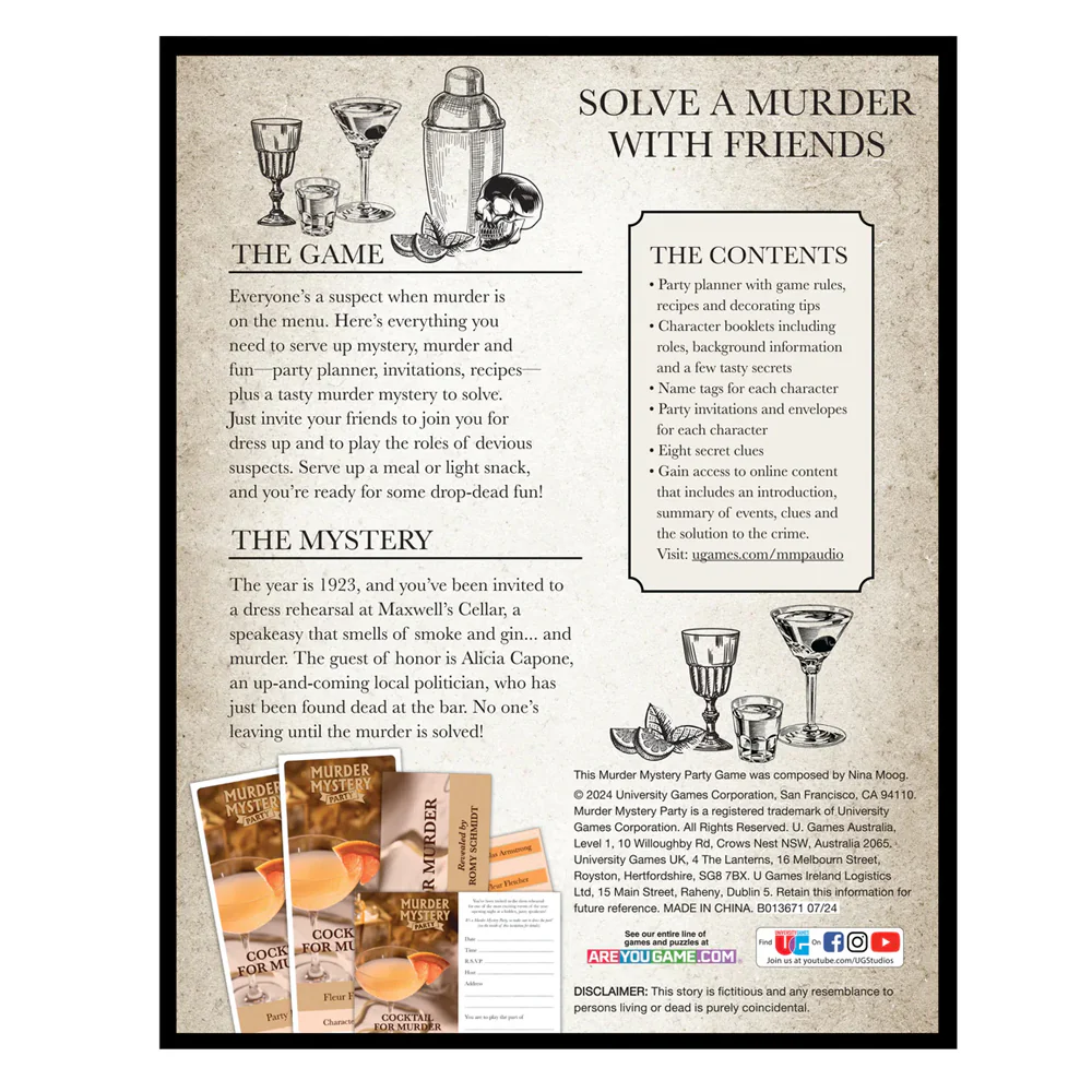 Murder Mystery Party: Cocktail For Murder - Image 2
