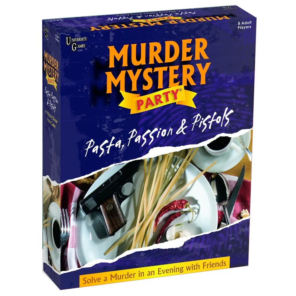Murder Mystery Party Game:  Pasta, Passion, Pistols
