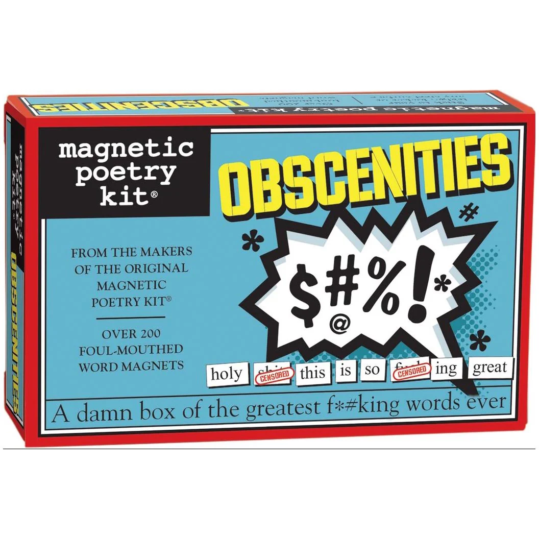Obscenities Magnetic Poetry Kit