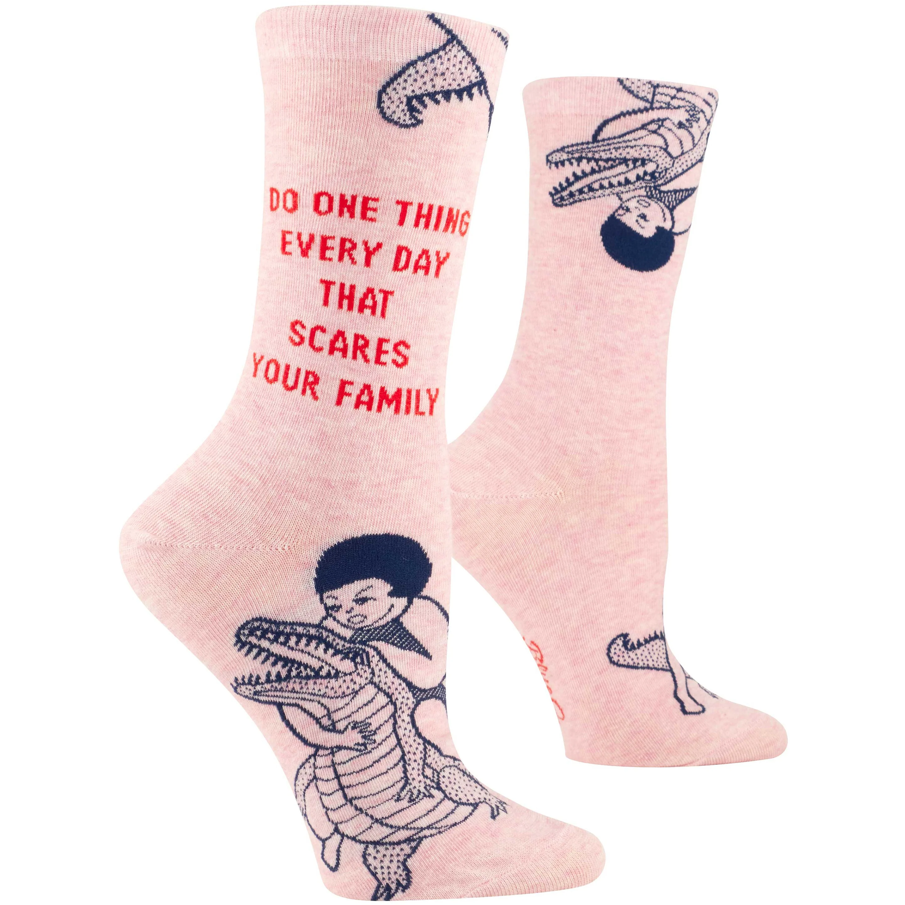 One Thing That Scares Your Family Women's Crew Socks