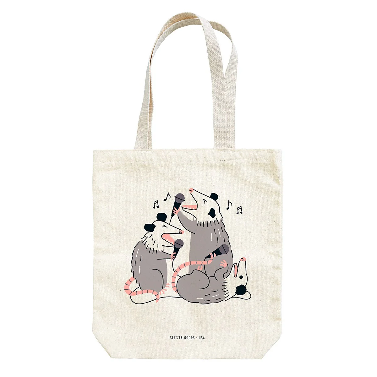 Opossum Karaoke Tote