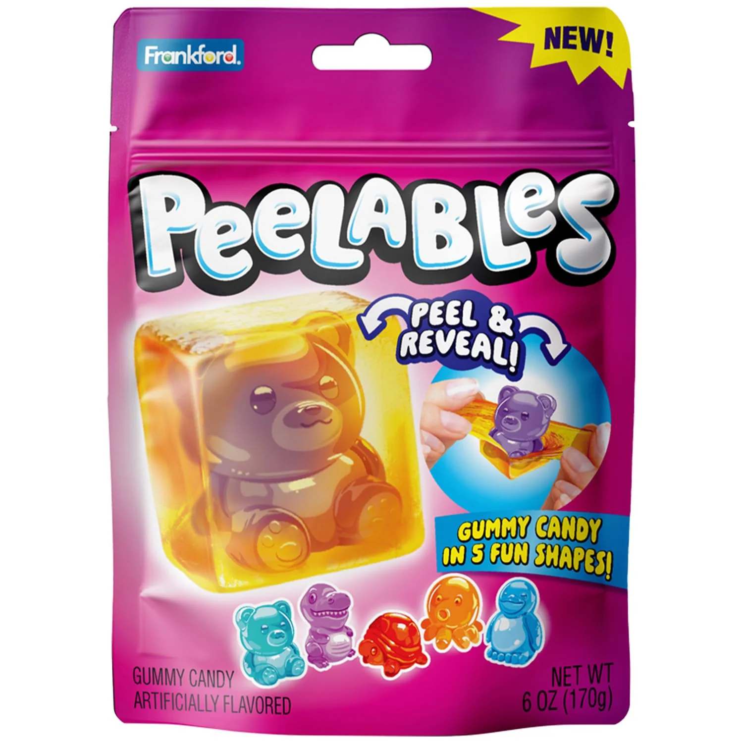 Peelables Peel & Reveal Gummies Bag - Fun Shapes