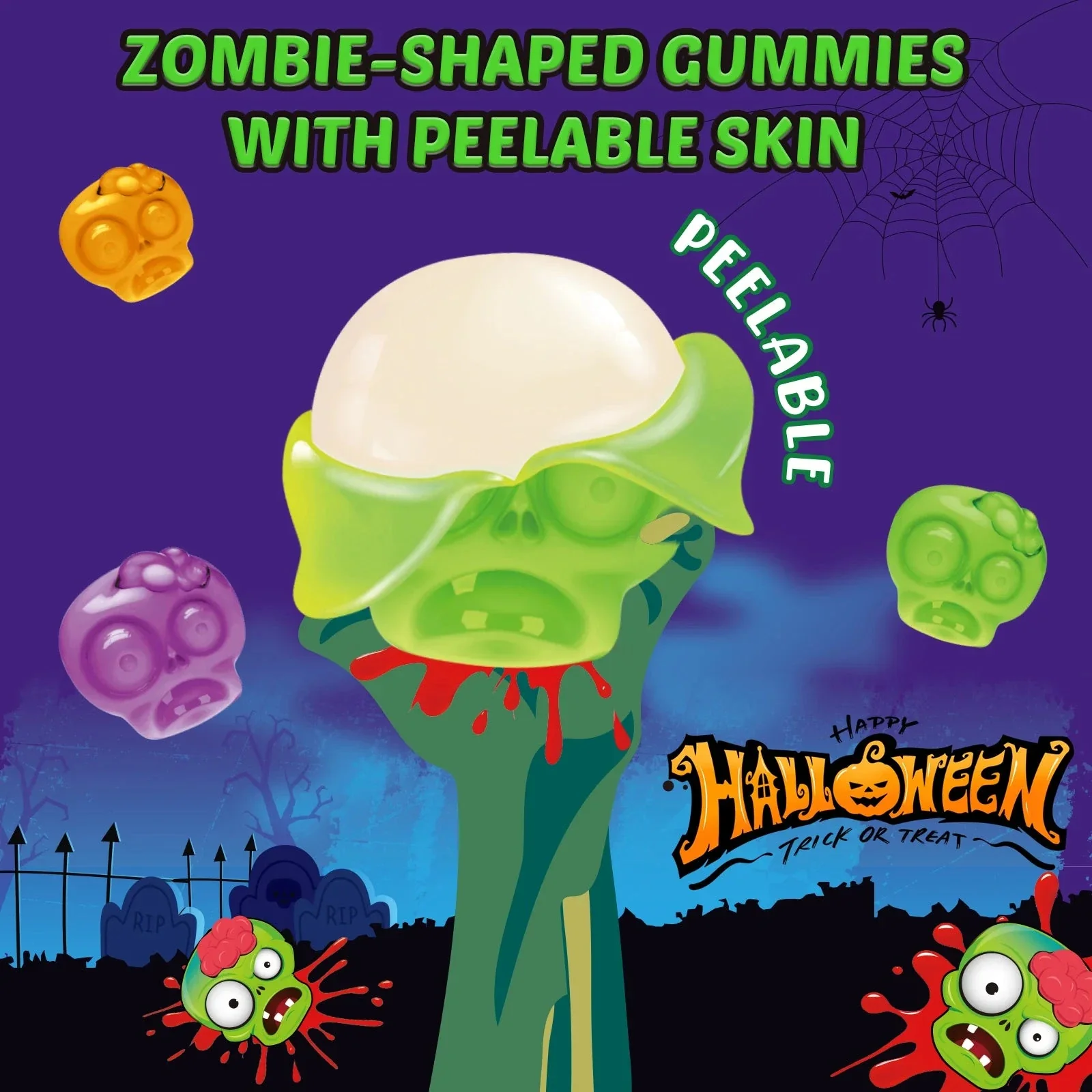 Peelerz Zombie Gummy Candy - Image 2