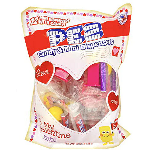 Pez Valentine Party Bag - 12pcs
