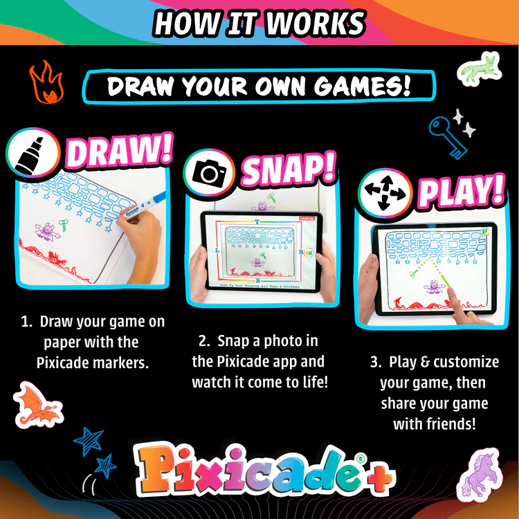 Pixicade+ Draw Your Own Games - Image 2