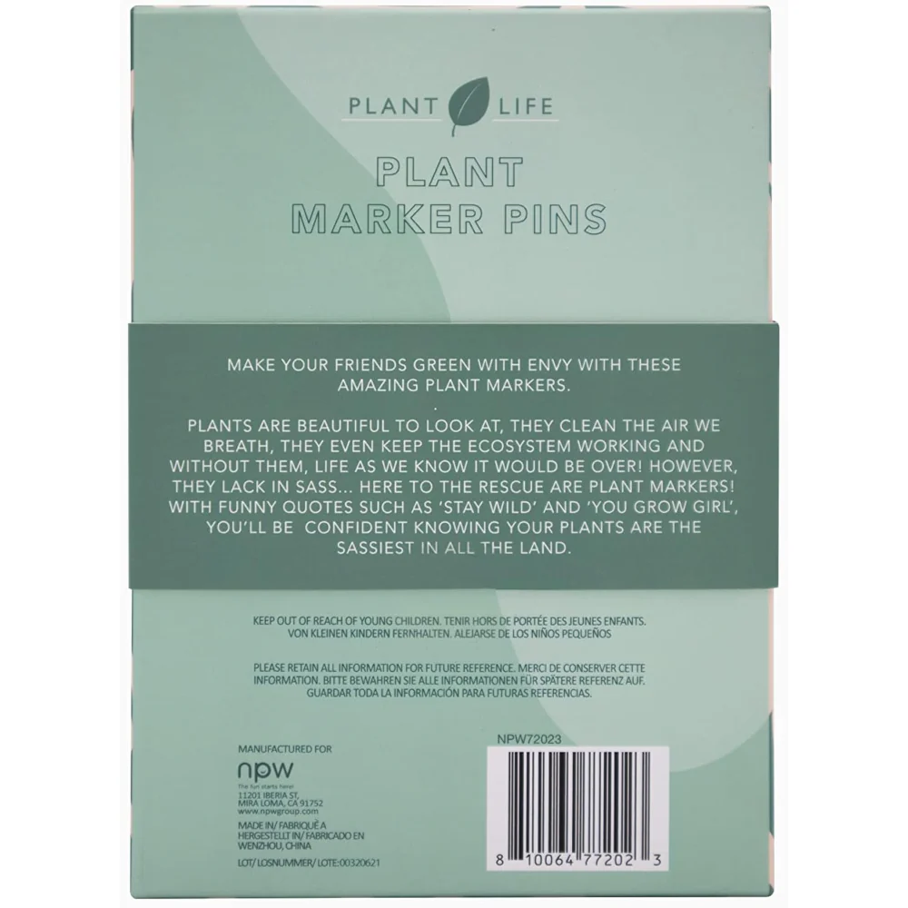 Funny Plant Life Plant Marker Pins - Image 3