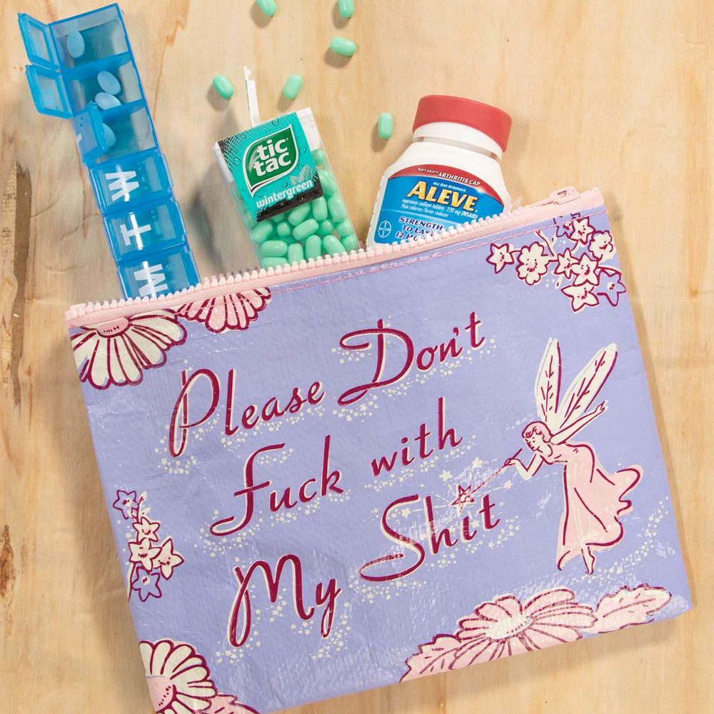 Please Don't Fuck with My Shit Zipper Pouch - Image 2