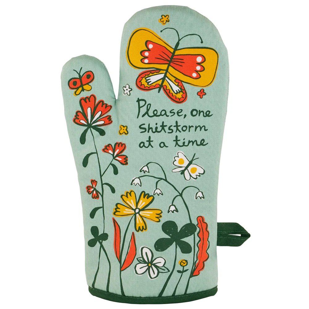 Please, One Shitstorm at a Time Oven Mitt
