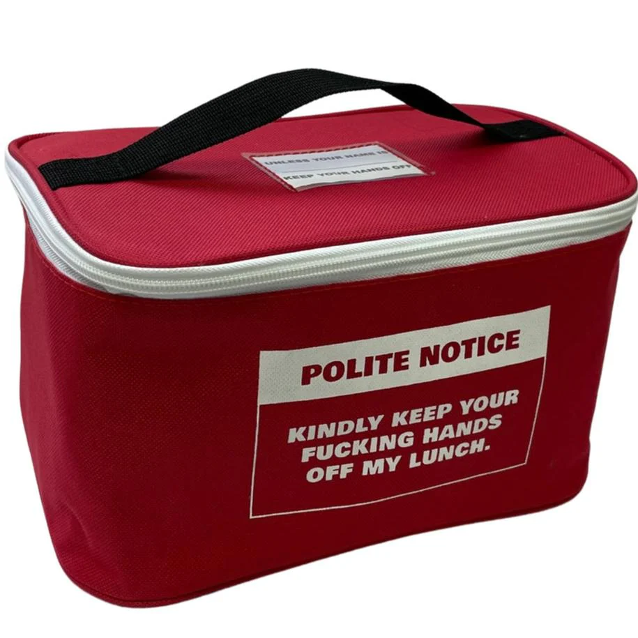 Polite Fucking Notice Lunch Bag - Image 3