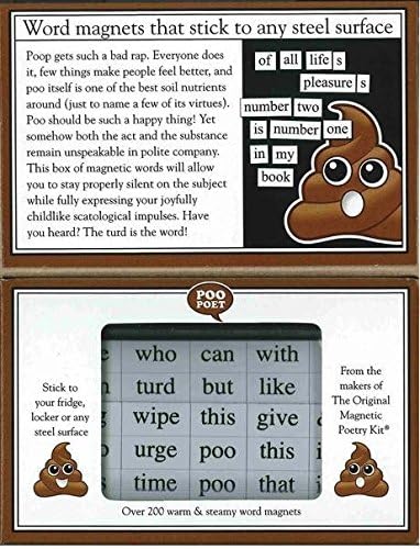 Poo Poet Magnetic Poetry Kit - Image 2