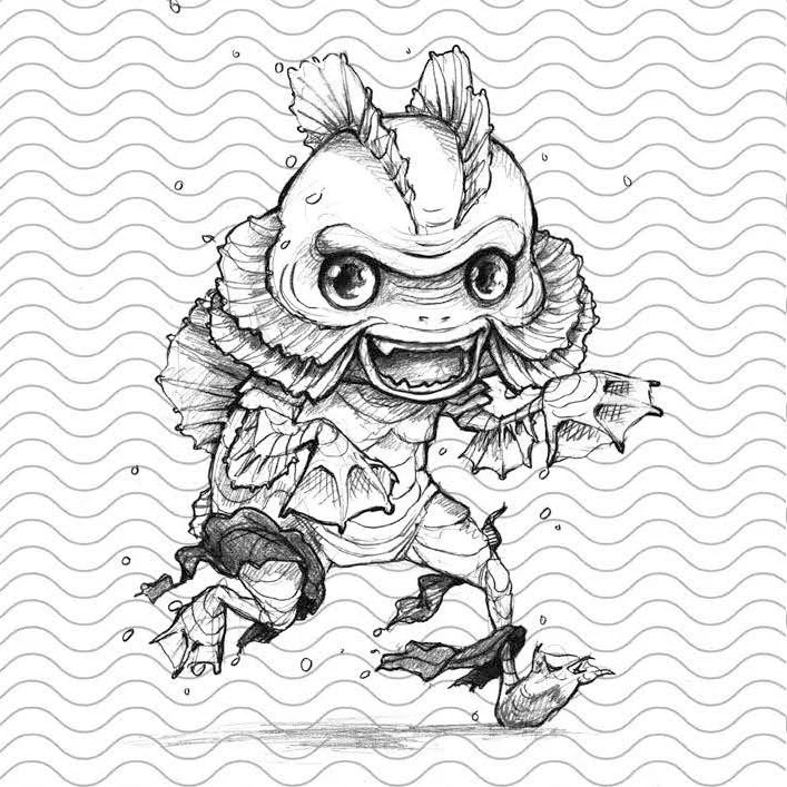 Pop Manga Cute and Creepy Coloring Book - Image 2