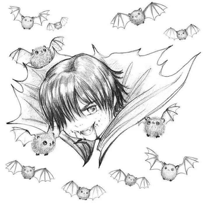Pop Manga Cute and Creepy Coloring Book - Image 4