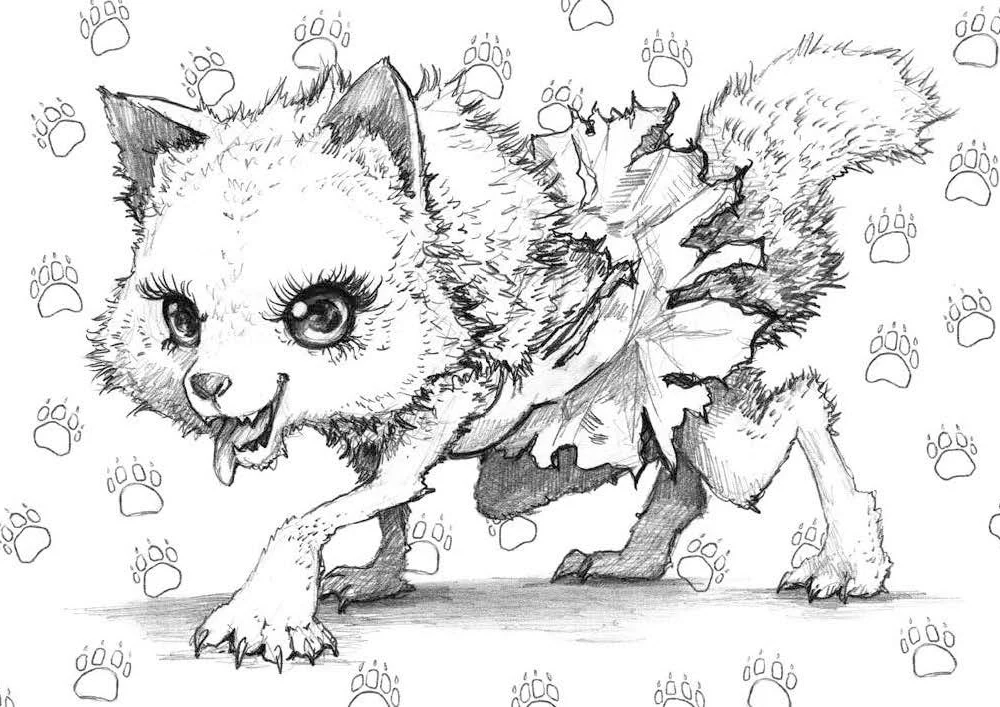 Pop Manga Cute and Creepy Coloring Book - Image 5