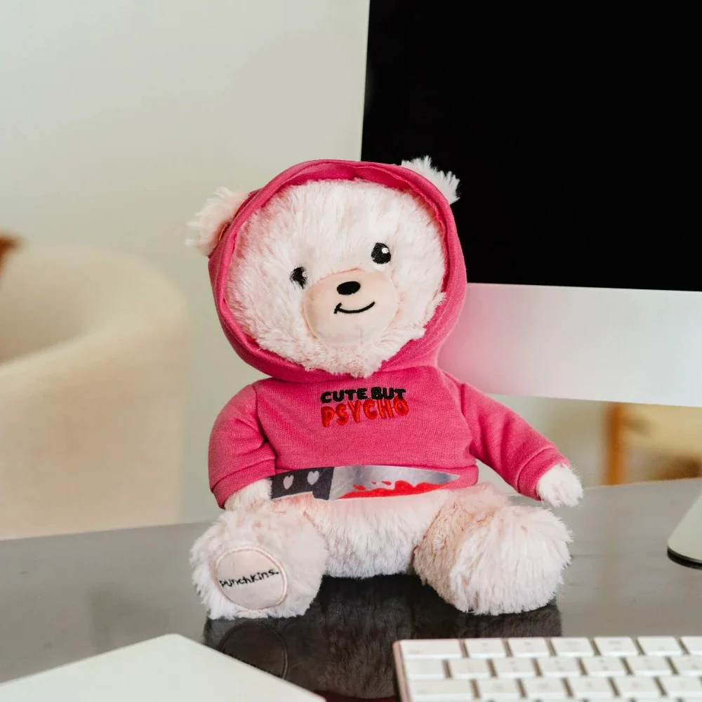 "Psycho but Cute" Teddy Bear Plushie - Image 2