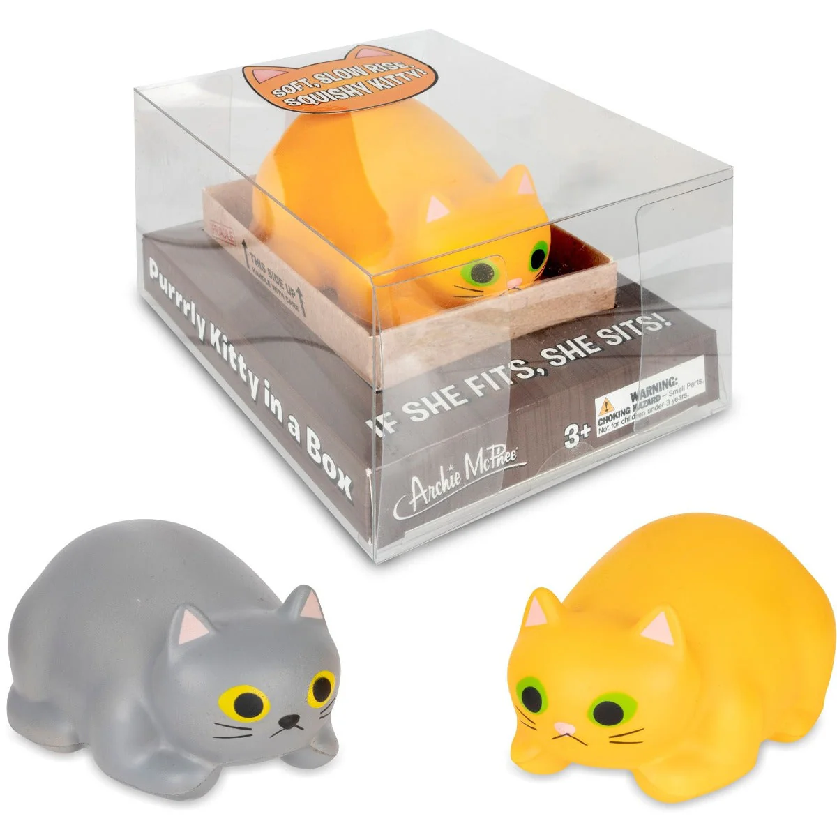 Purrrrly Squishy Kitty in a box - one random color - Image 2