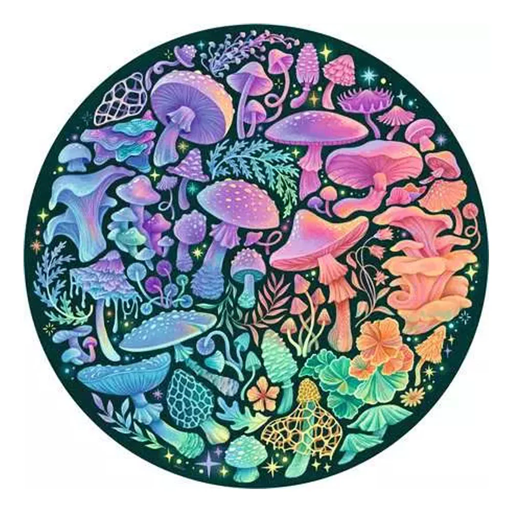 Ravensburger Mushrooms Circular 500 pc Puzzle - Image 2