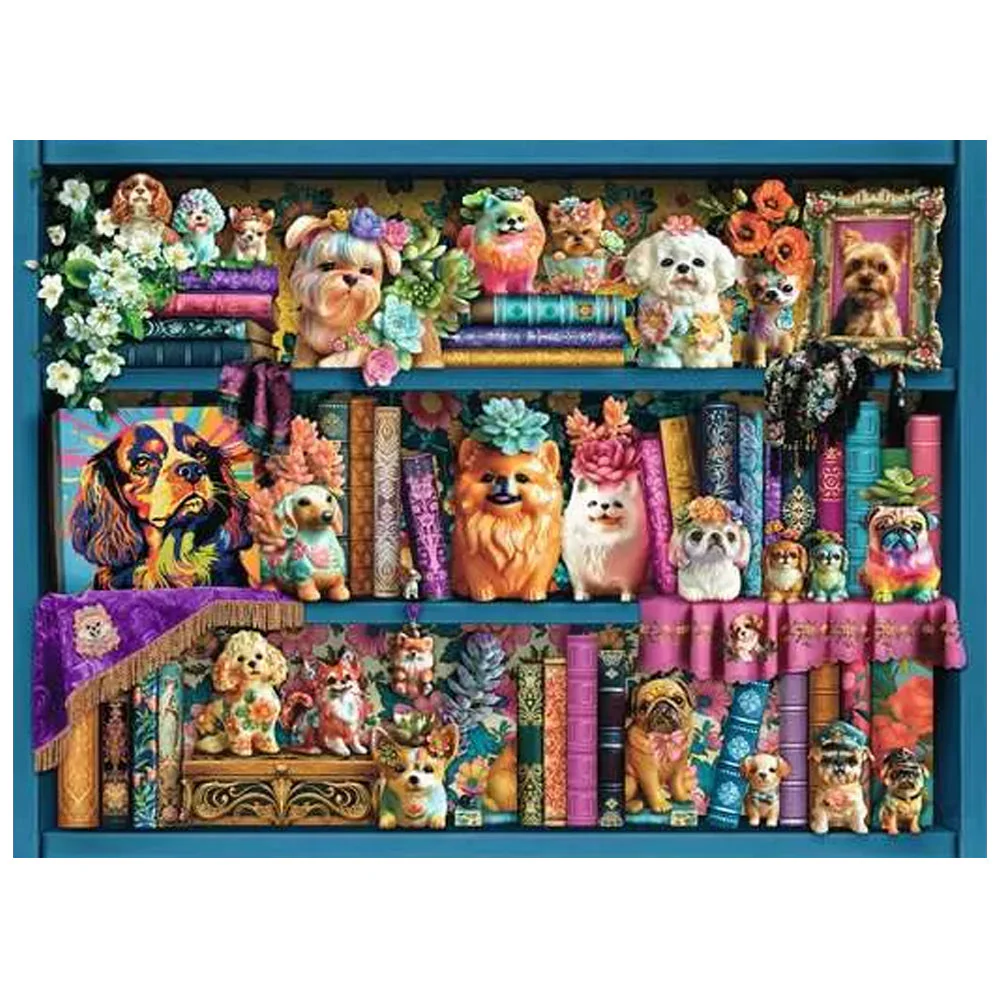 Ravensburger Precious Porcelain Pups 500 Pc Puzzle - Image 2