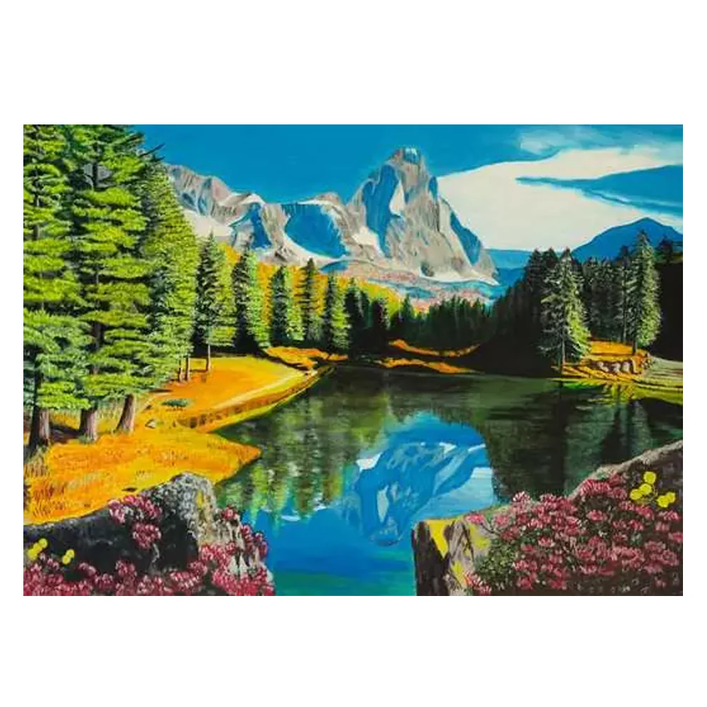 Ravensburger Rocky Mountain Reflections  Large Format 300 pc Puzzle - Image 2