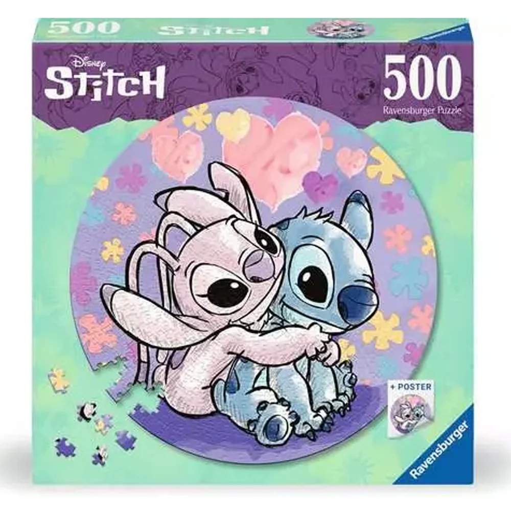 Ravensburger Stitch 500 pc Round Puzzle