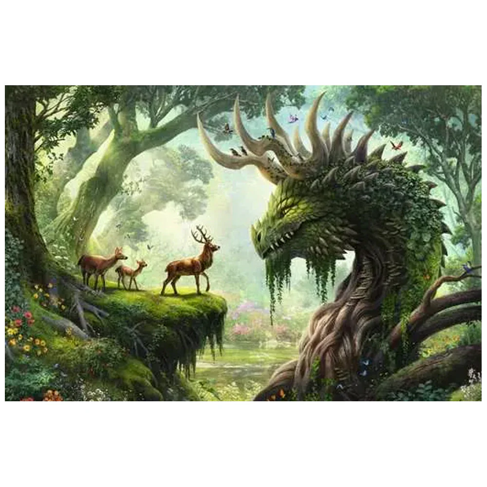 Ravensburger The Forest Dragon Awakes 3000 Pc Puzzle - Image 2
