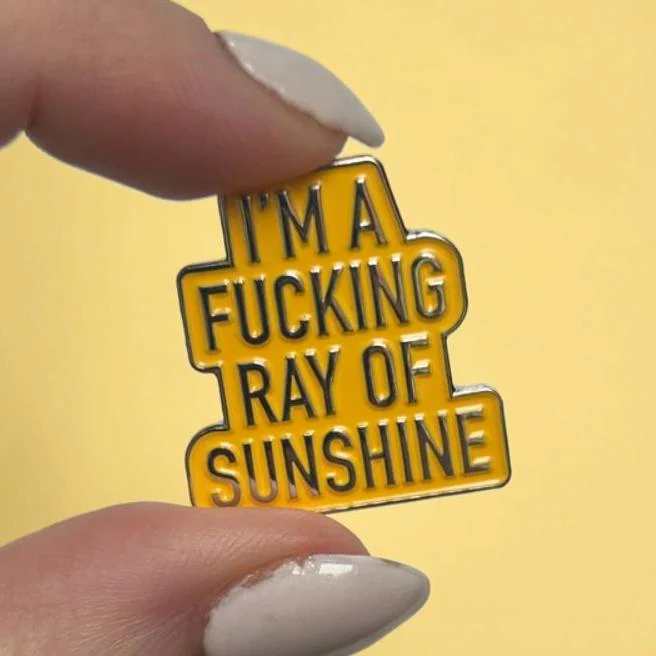 Ray of Sunshine Vinyl Enamel Pin