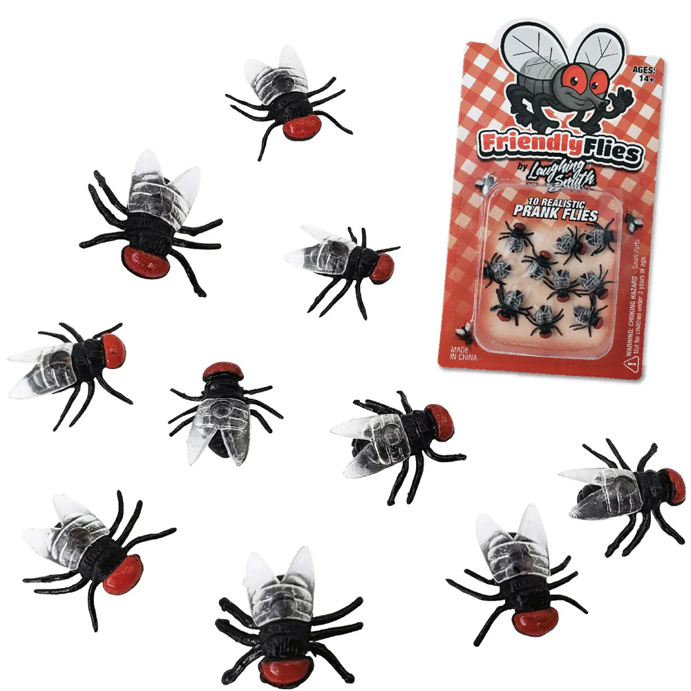 Realistic Little Fake Flys x 10