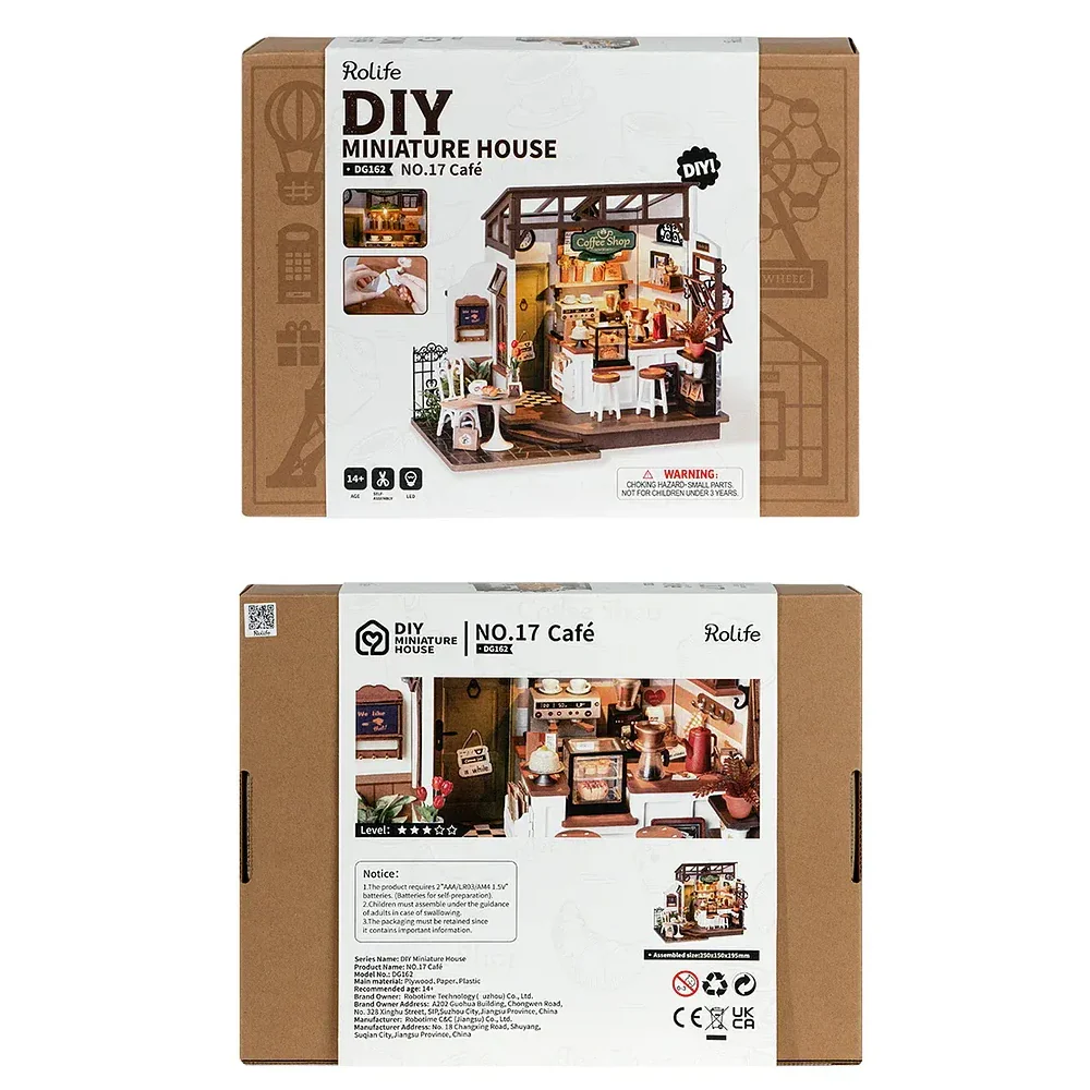 Rolife Flavory Café Miniature House kit - Image 4