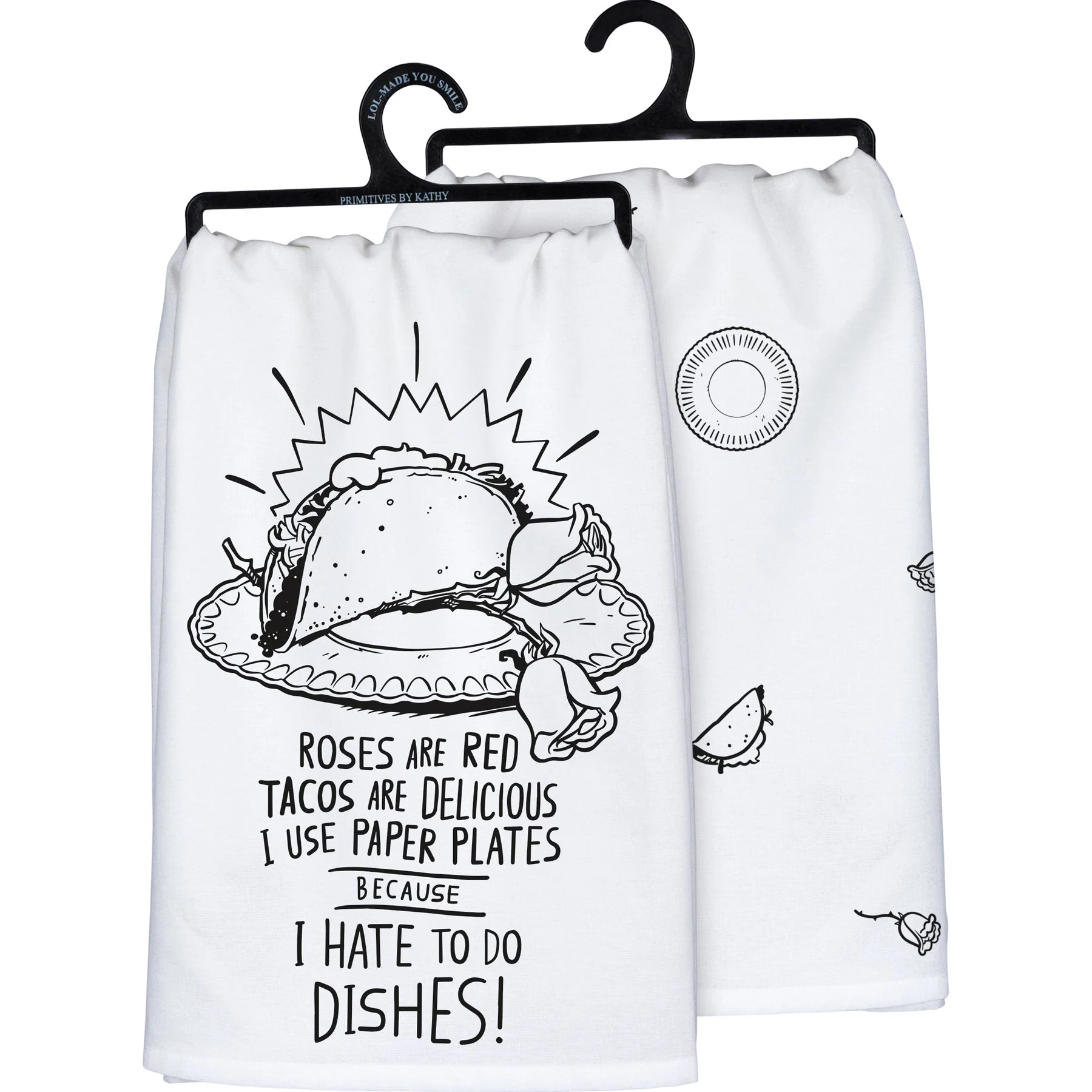 Roses Are Red... I HATE to do dishes Kitchen Towel