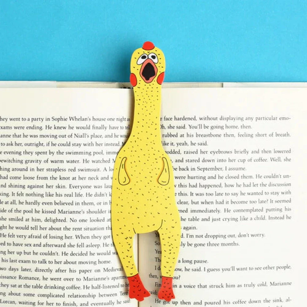 Rubber Chicken Die Cut Book Mark - Image 2