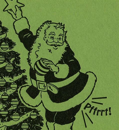 Santa Fart Greeting Card - Image 2