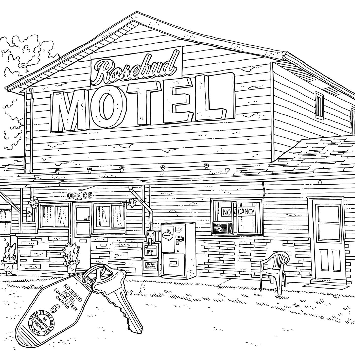 Schitt Happens - coloring book for fans of Schitt's Creek - Image 3