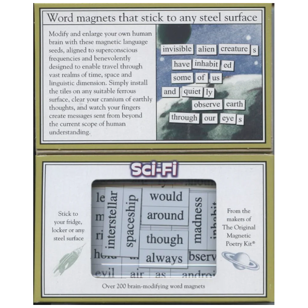 Sci-Fi Magnetic Poetry- - Image 2
