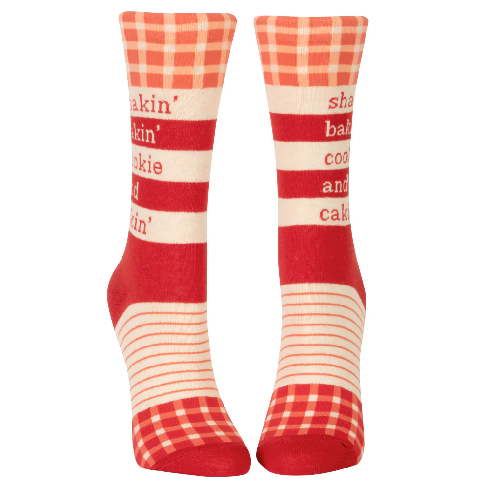 Shakin', Bakin', Cookie, & Cakin' Women's Crew Socks - Image 2