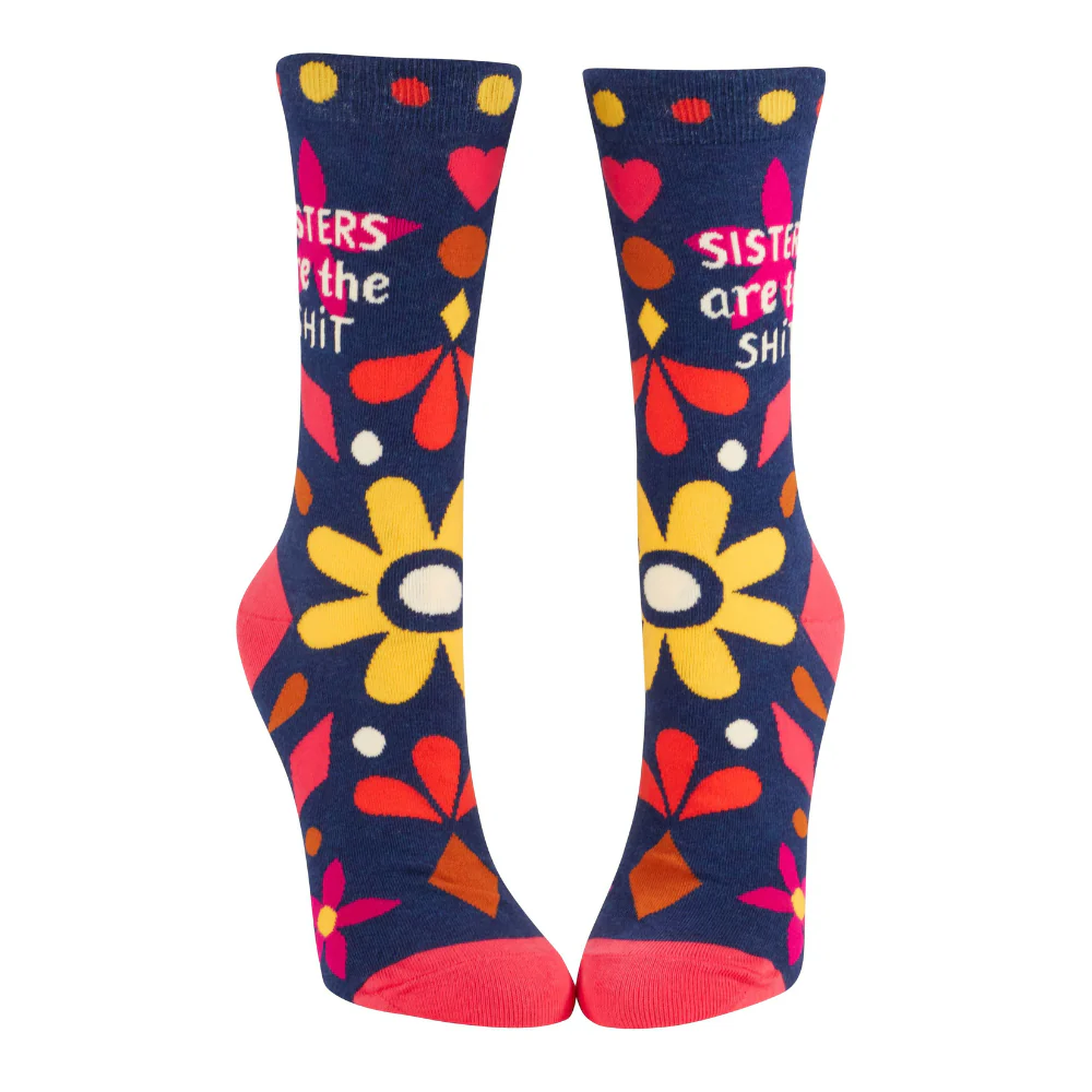 Sisters are the Sh*t Women's Crew Socks - Image 2