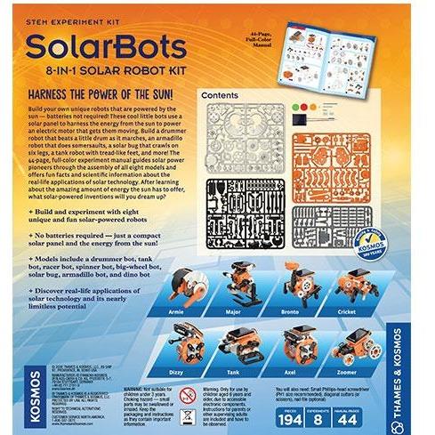 SolarBots: 8-in-1 Solar Robot Kit- - Image 3