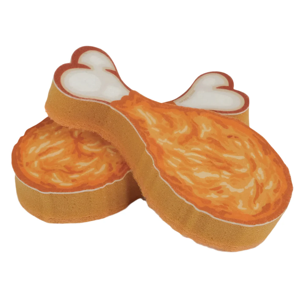 Crispy Clean Fried Chicken Sponges (Set of 2)