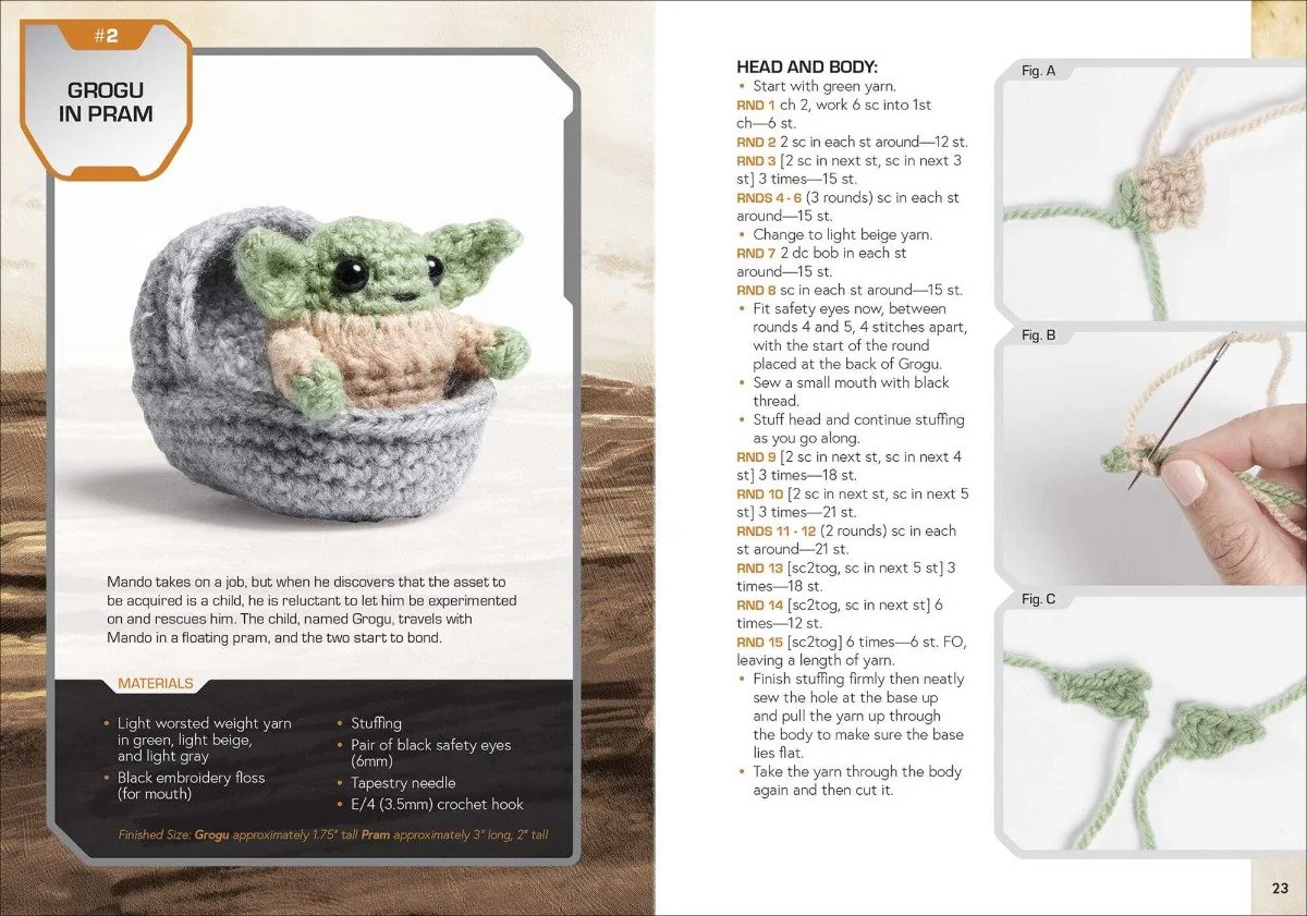 Star Wars Mandalorian Crochet Kit-- - Image 2
