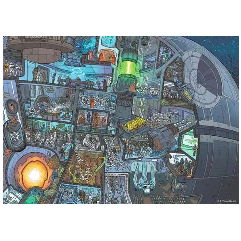 Star Wars: Where's Wookie 1000 Pc Puzzle - Image 2